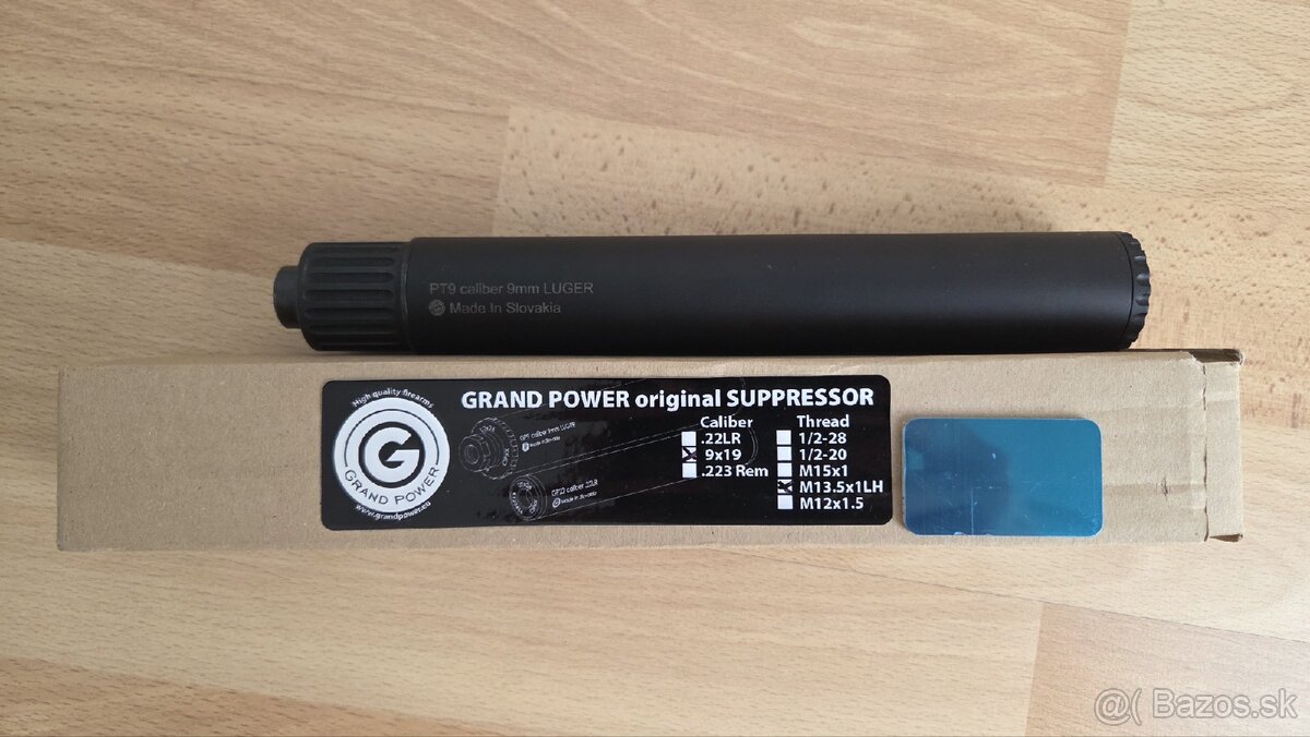 Tlmič grand power PT9 9x19