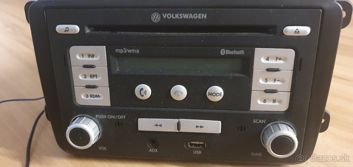 Originál autorádio volkswagen