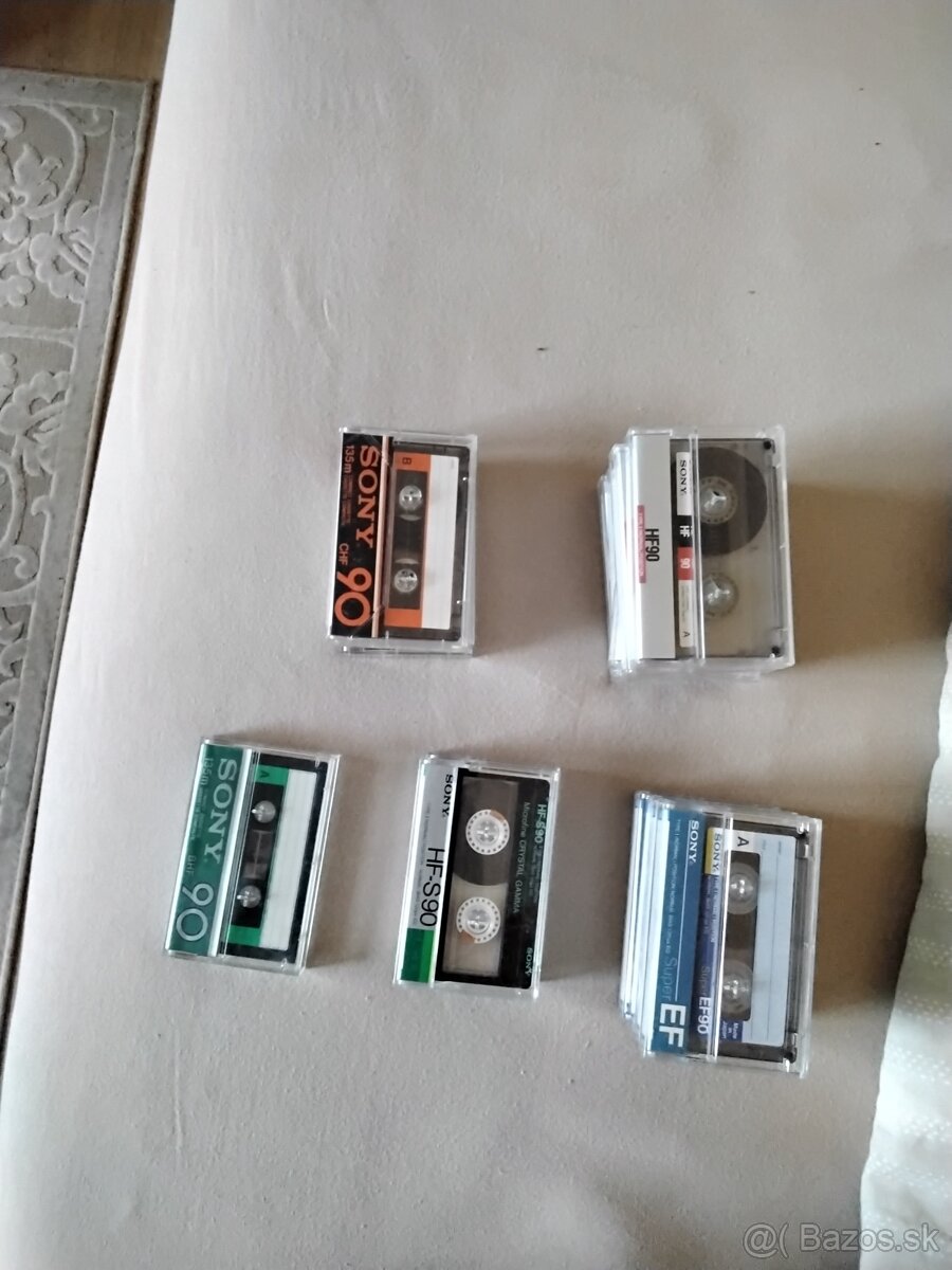 Predam audiokazety C90, jeden raz nahrane
