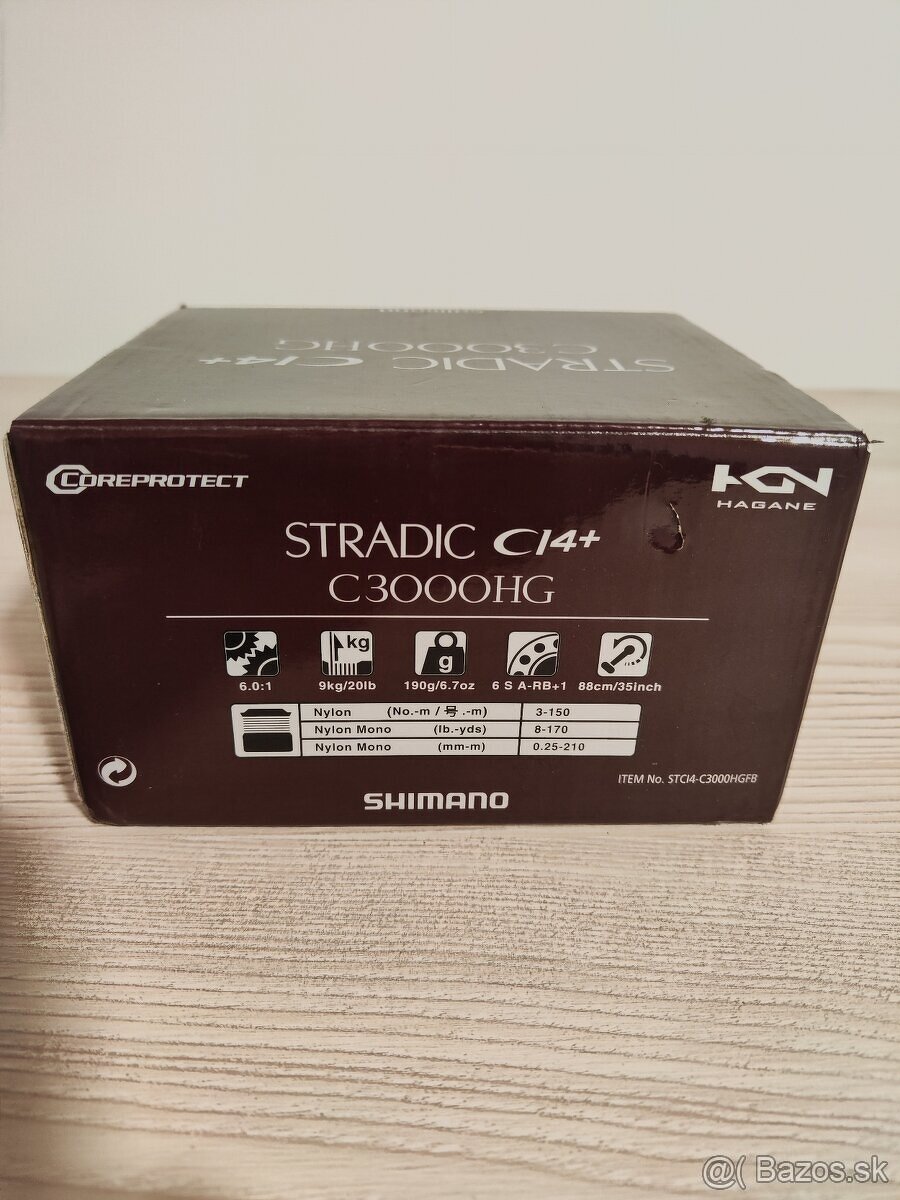 Predám Shimano stradic ci4 c3000hg
