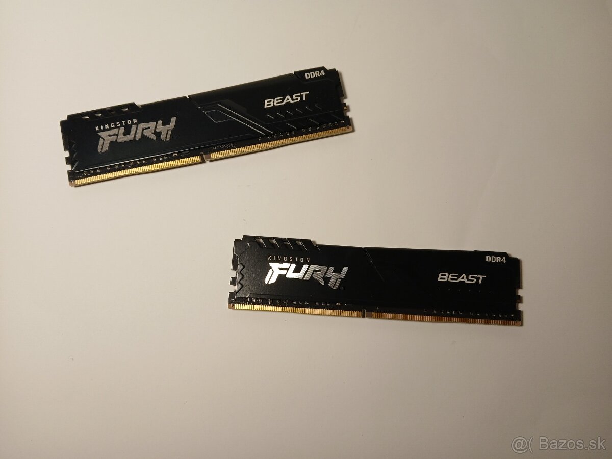 Predám Kingston FURY 32 GB DDR4 3600 MHz C18 Beast