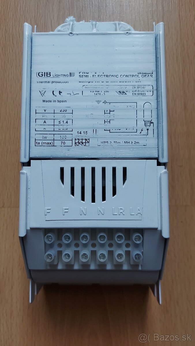 Darujem 250W predradník