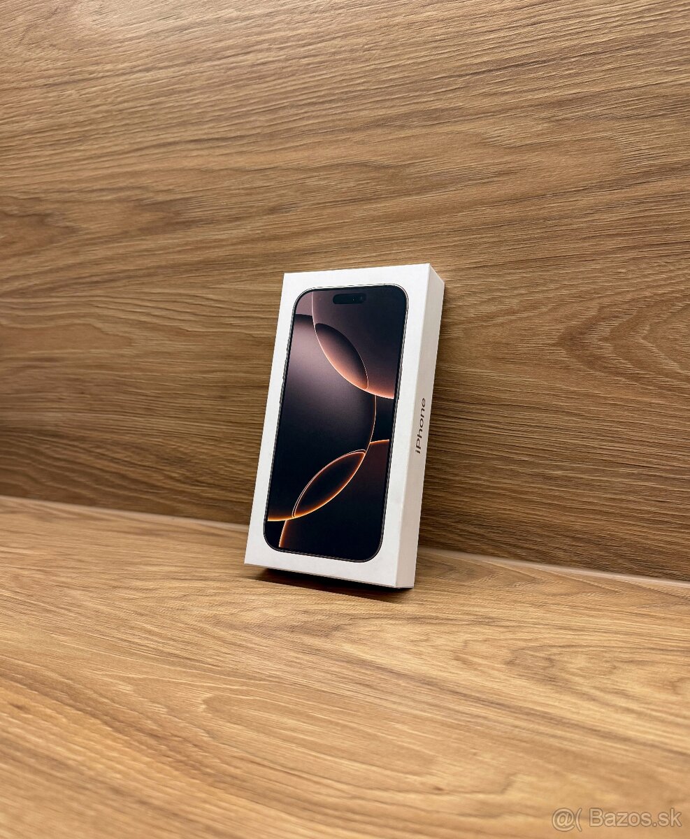 iPhone 16 Pro 128GB Desert Titanium - nový, nerozbalený