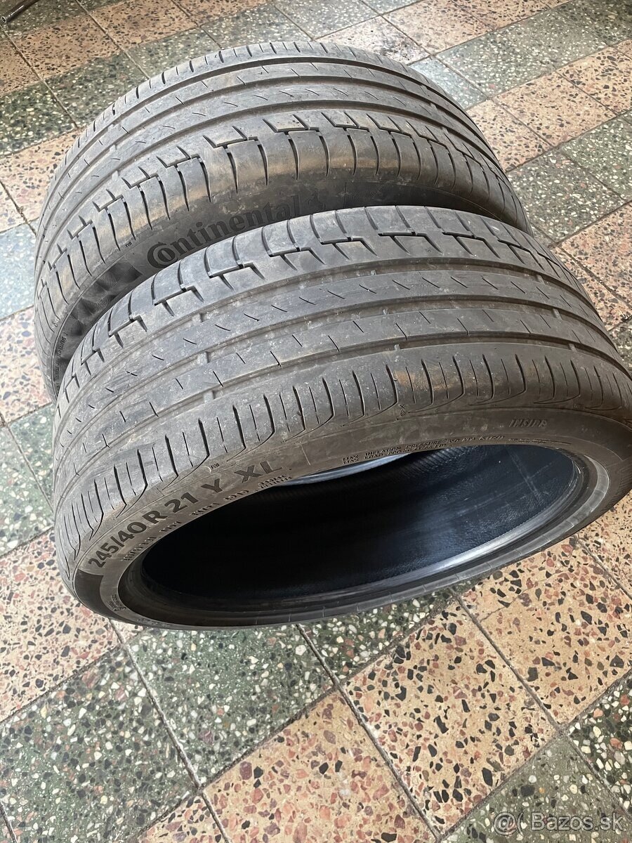 Predam letne pneumatiky 245/40 r21 CONTINENTAL