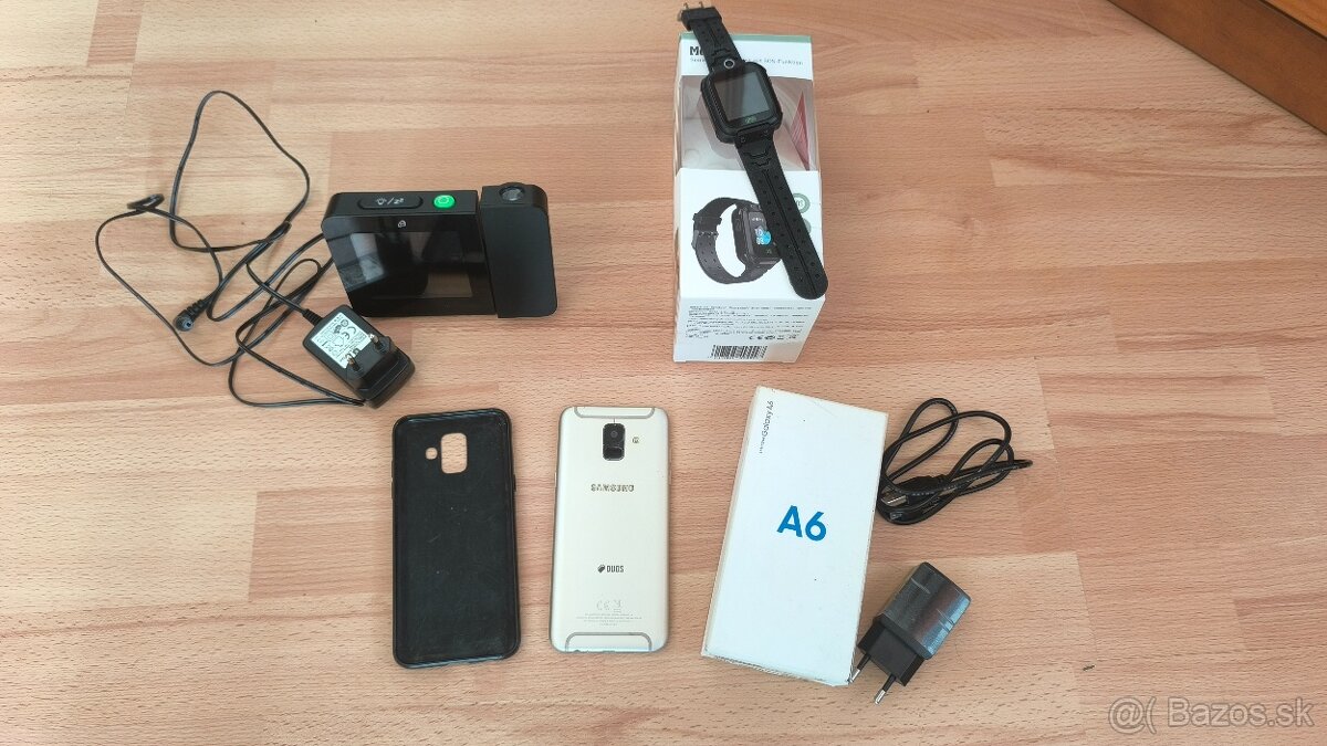 Samsung A6 duos 3gb 32gb android 10+ hodinky