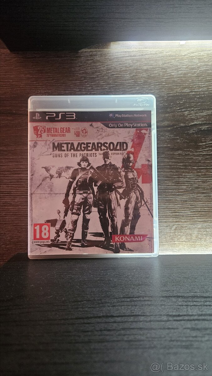 Metal Gear Solid 4: 25th Anniversary Edition ps3