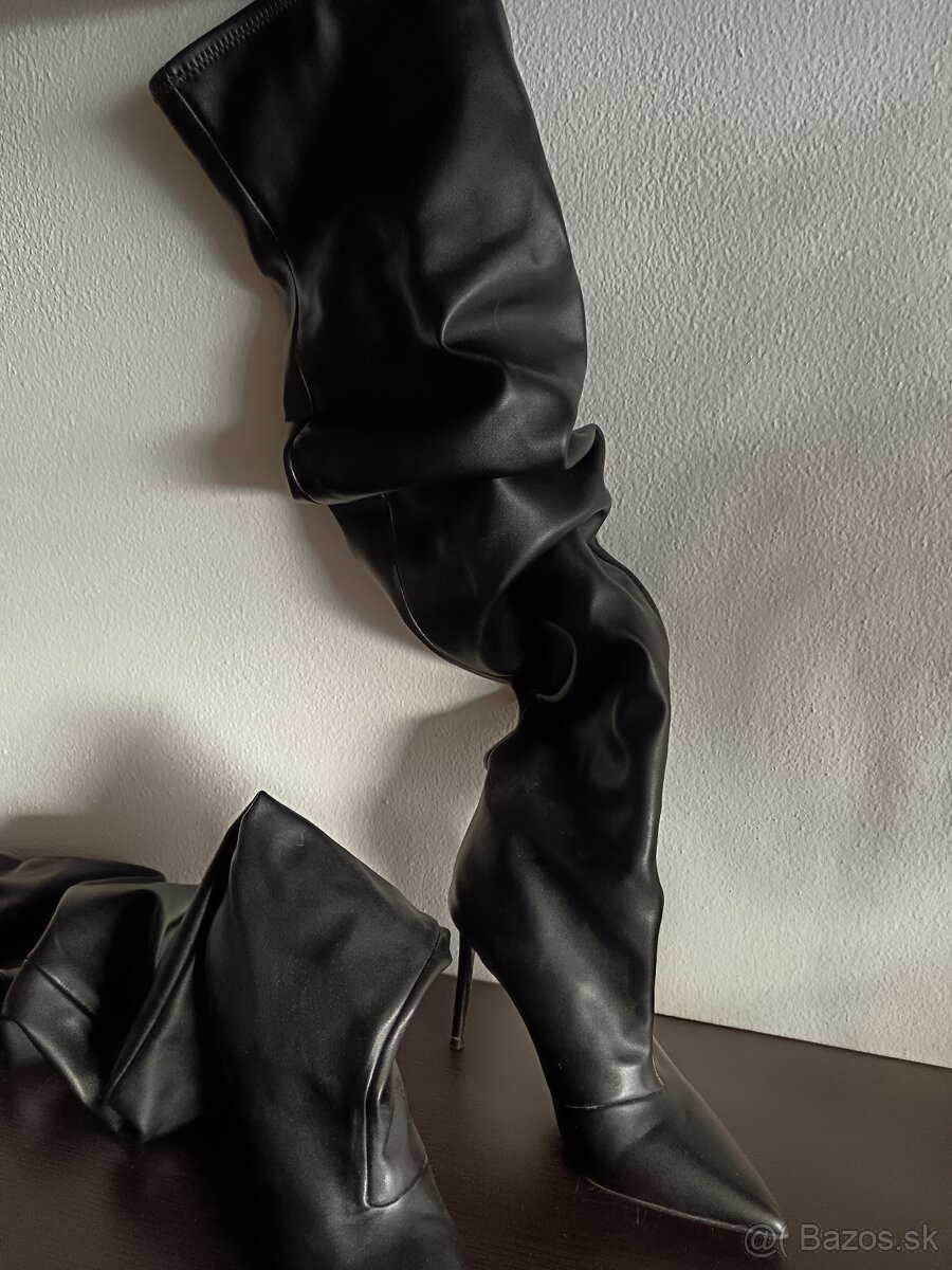 Predám dámske vysoké čižmy značky Steve Madden