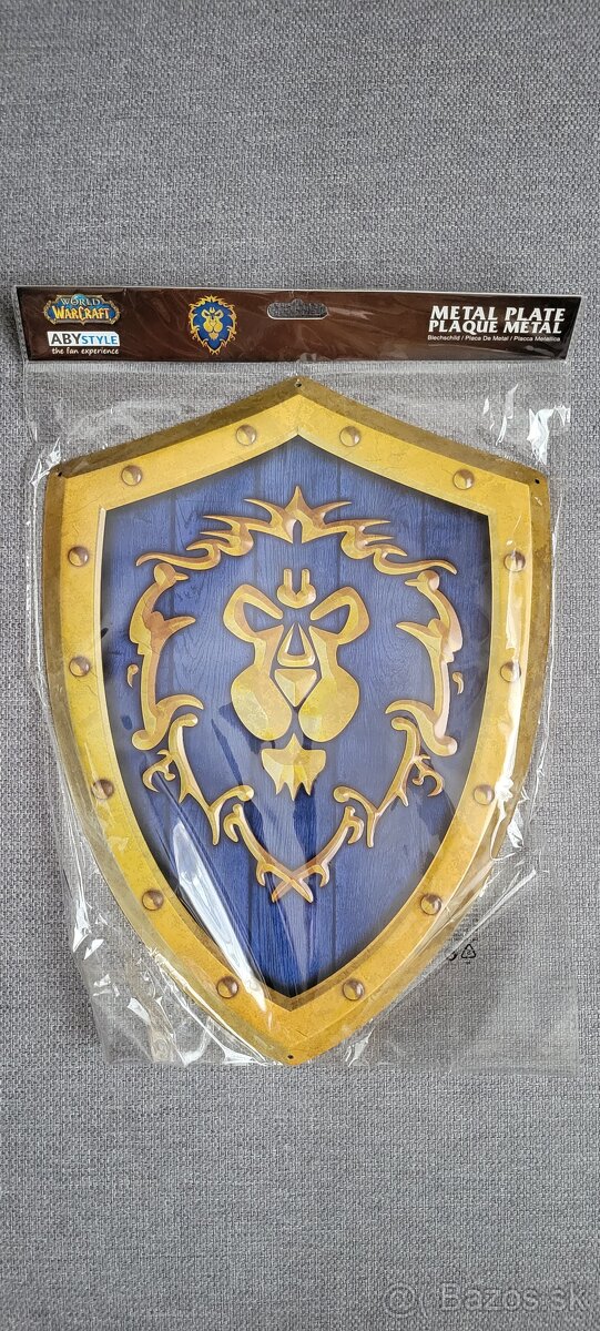 Predam ozdobny štít Warcraft Alliance lion