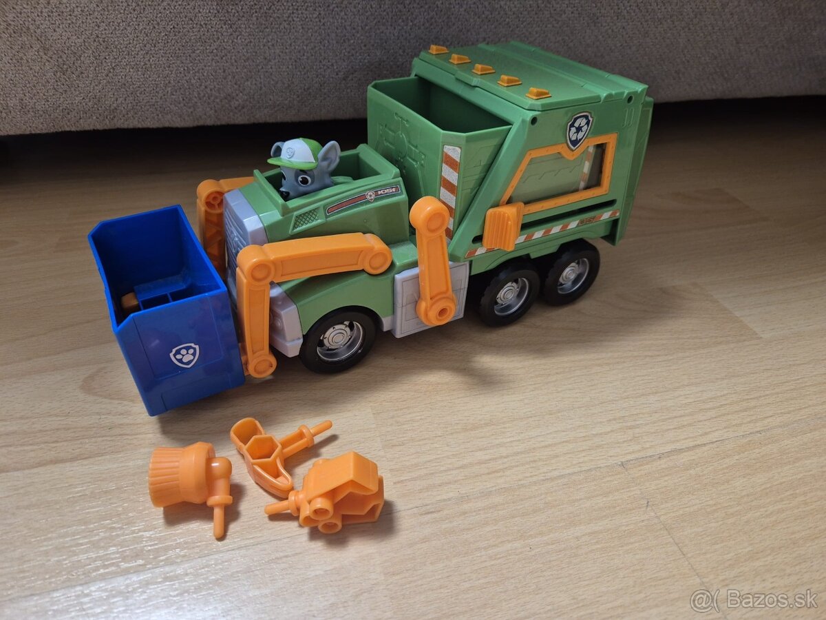 Paw Patrol Rocky smetiarske auto
