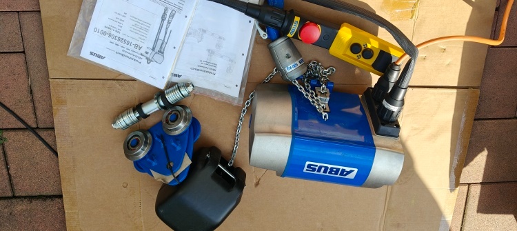 elektrický kladkostroj Abus 500 kg, nový