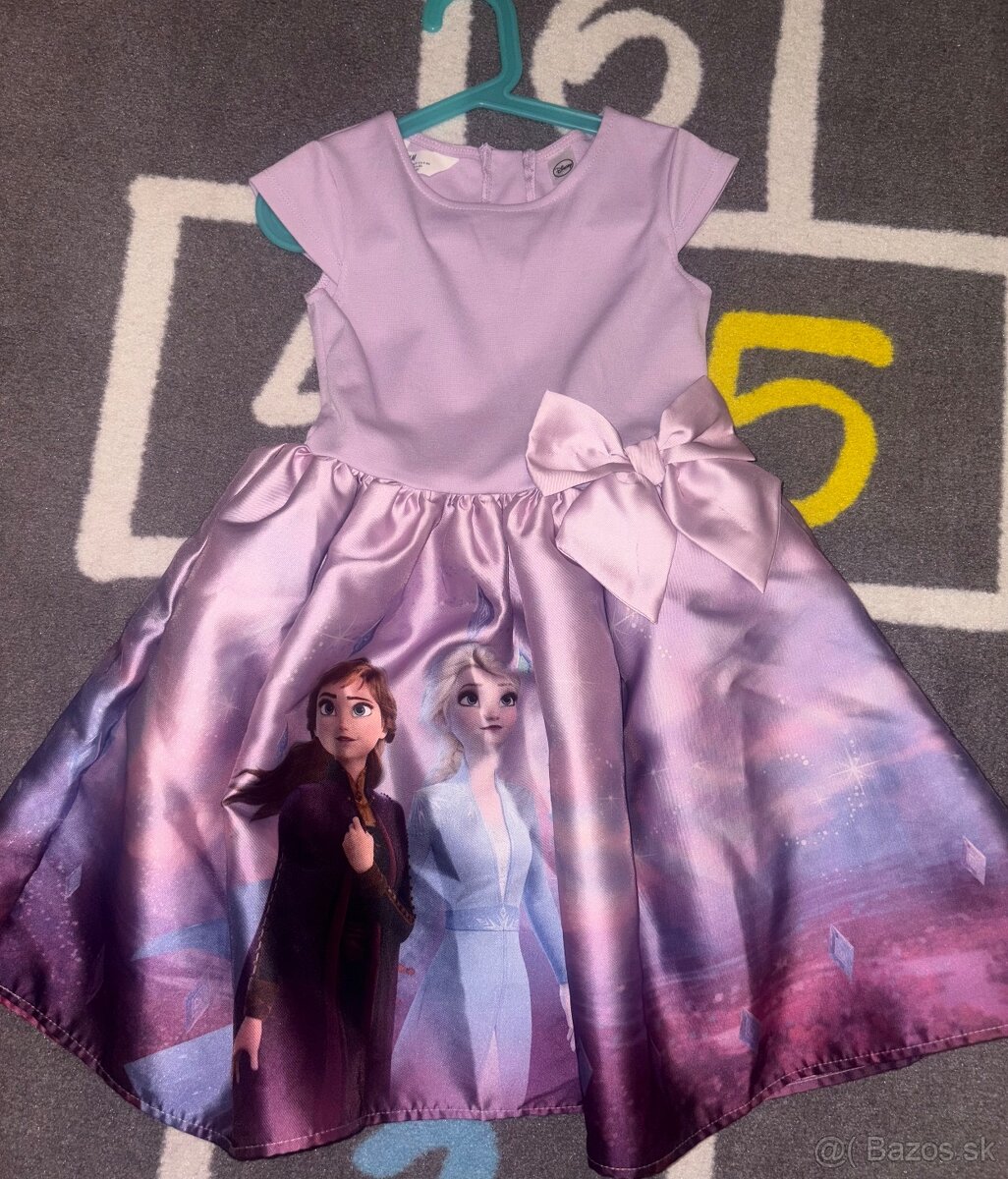 Šaty Frozen s ozdobnou mašlou H&M v.122/128