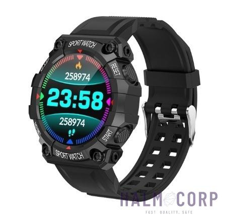 (IHNEĎ) Športové Smart hodinky, čierne HALMcorp
