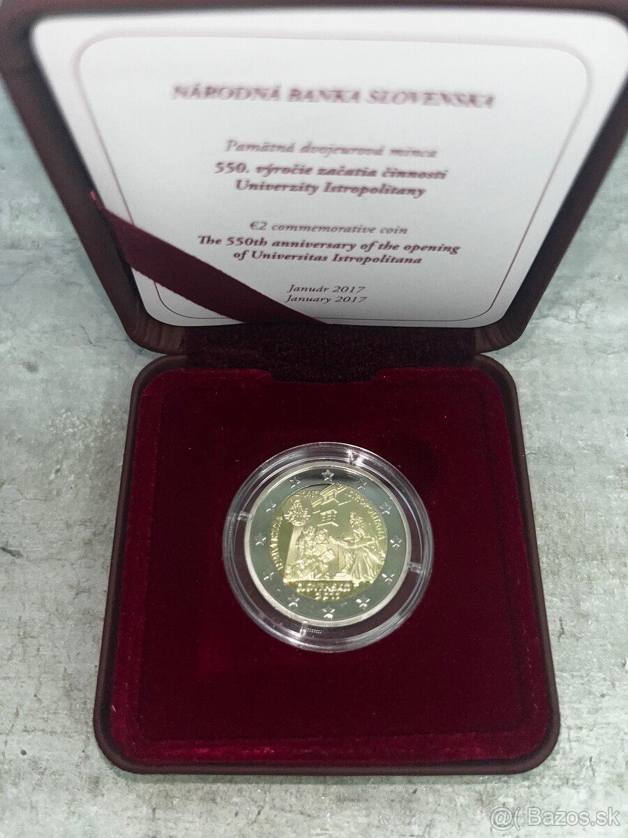 2 EURo mince Slovensko PROOF