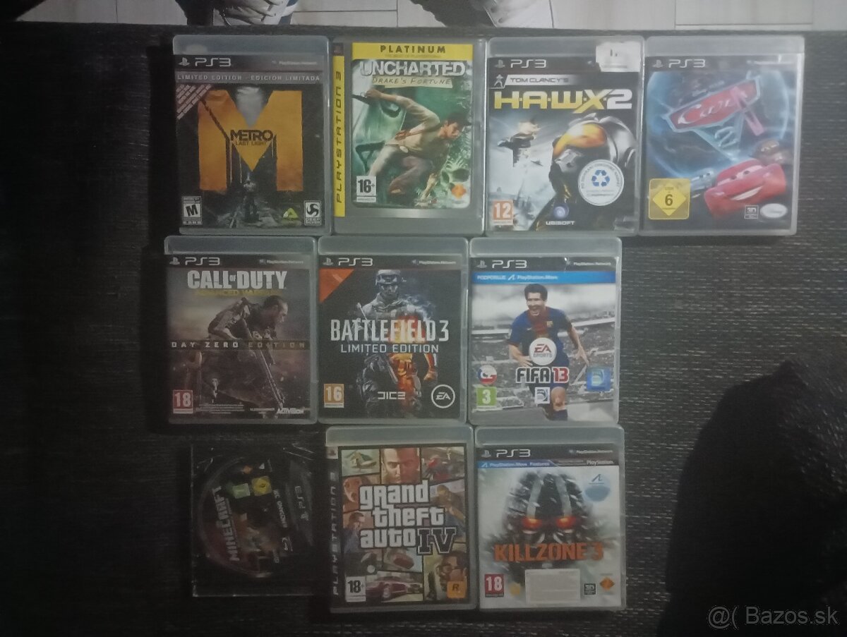 Predám hry na playstation 3