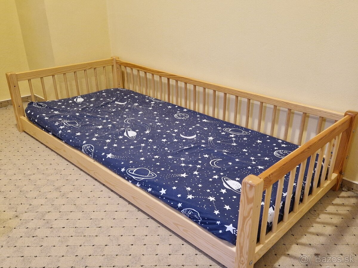 Montessori posteľ s roštom 160x70cm