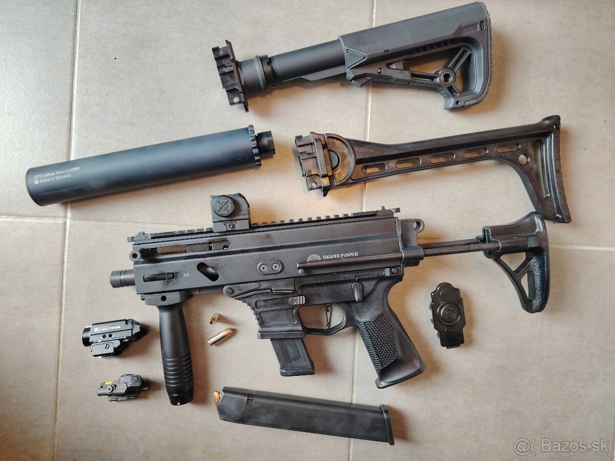 Stribog SP9A3SG 5,5" - na glock zásobníky 9x19