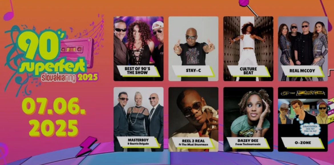 90´ s SUPER FEST 2025 Slovakia ring