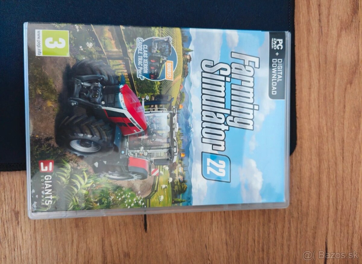 farming simulator 22 - pc dvd + extra content (top stav)