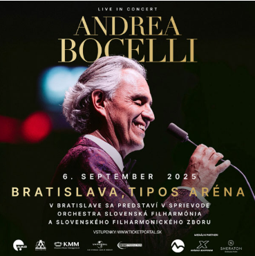 Andrea Bocelli v Bratislave