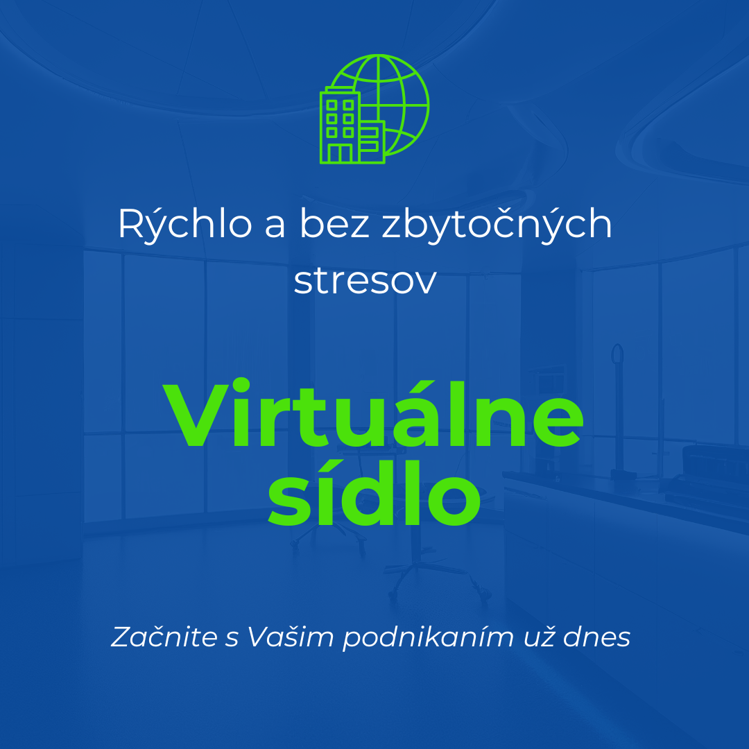Virtuálne sídlo pre vašu firmu / živnosť