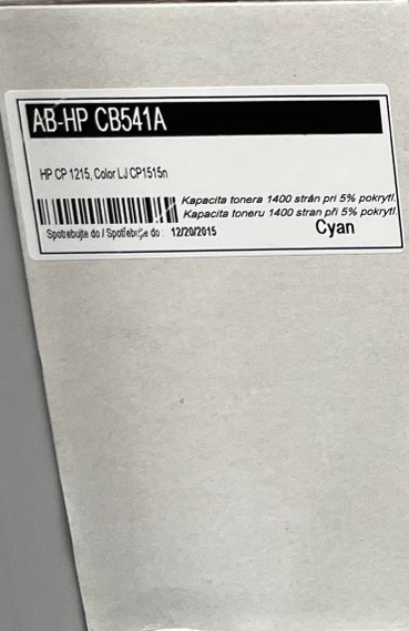 HP 125A - plné