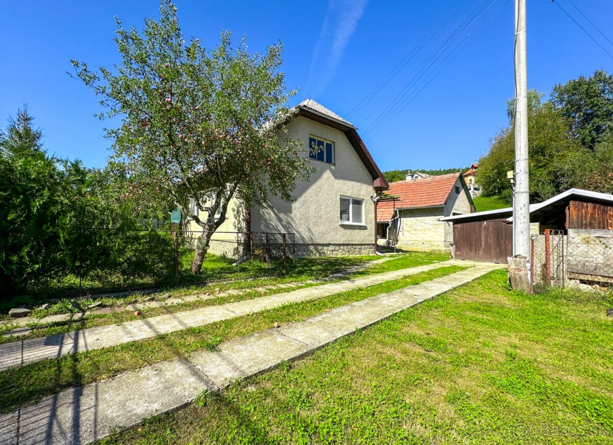 Rodinný dom s letnou kuchynkou v obci Župkov (Žarnovica)