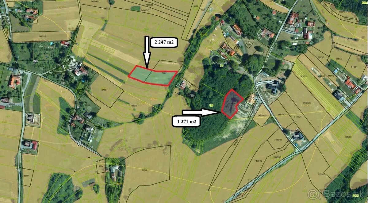 Predaj ornej pôdy v blízkosti mesta Detva