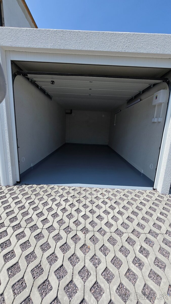 Prenájom nová garáž – Dolné Krškany (Nitra) – 18 m²
