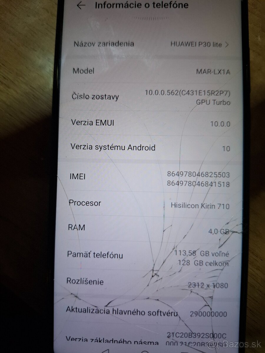 Predam Huawei P30 lite na diely