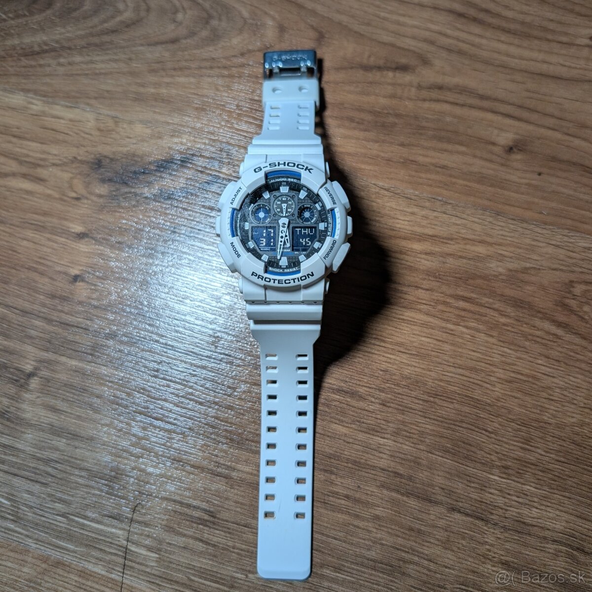 Casio GShock Resist 5081 GA-100B biele