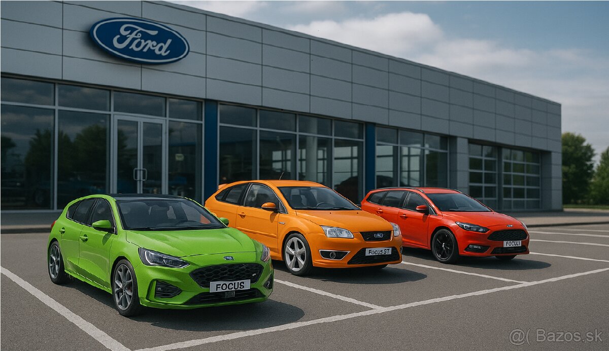 3X FORD FOCUS v mierke 1:18