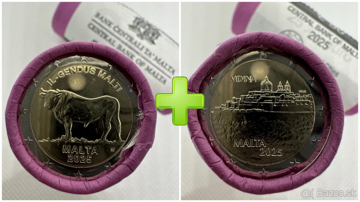 2 euro mince Malta 2025