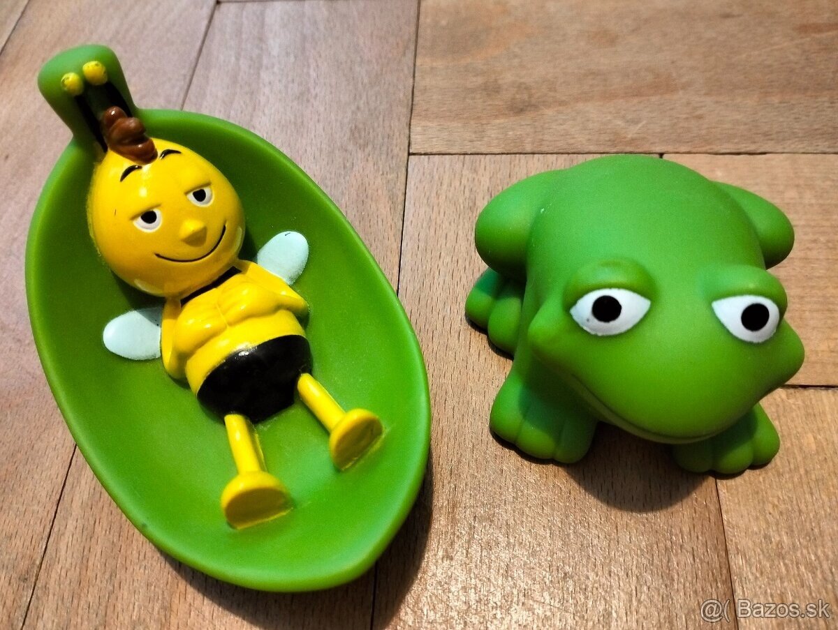 Včielka Vilko a žabka - gumené hračky