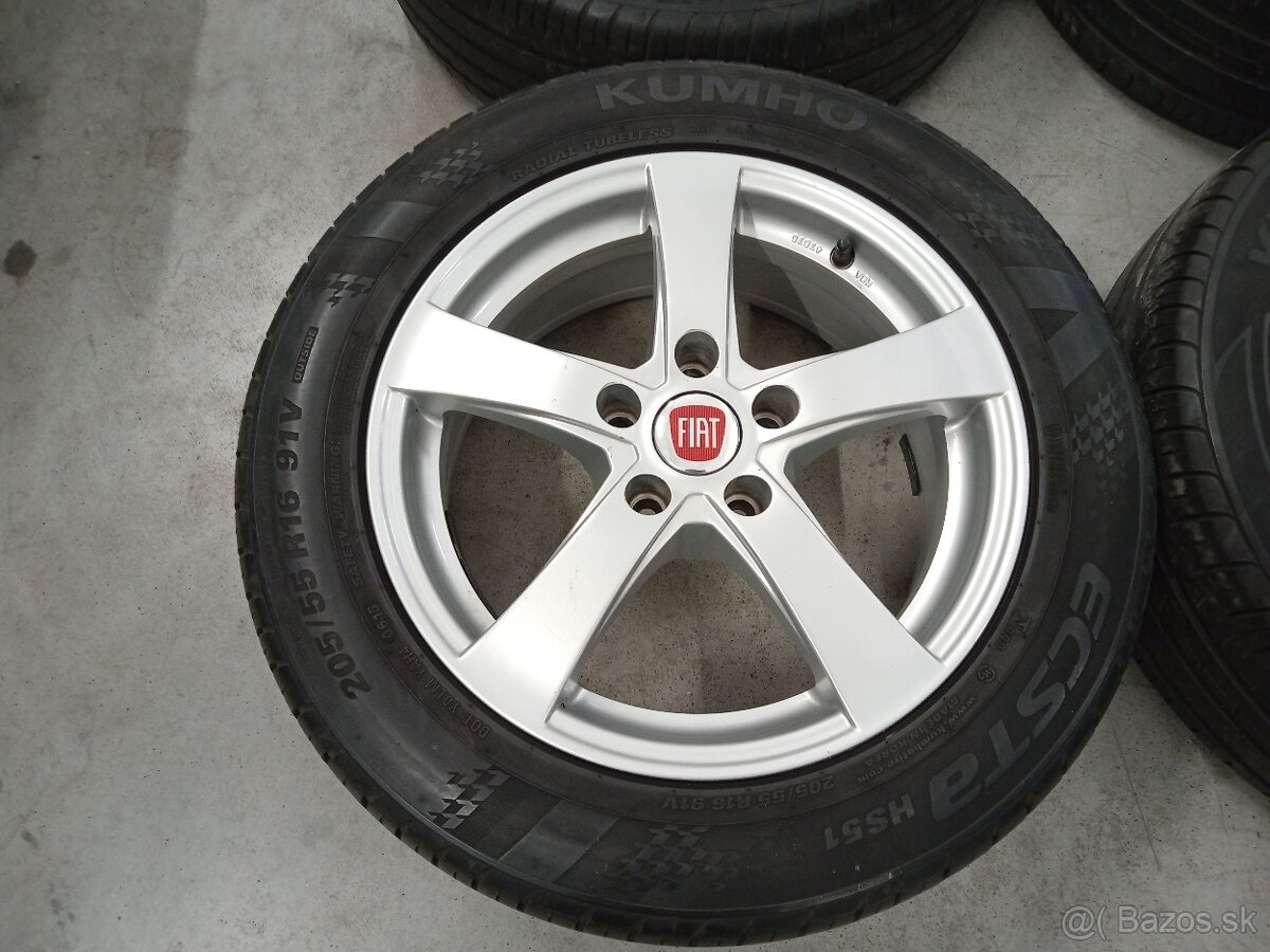 Letne ALU 5x110 R16 6,5J ET37 DEZENT FIAT CROMA