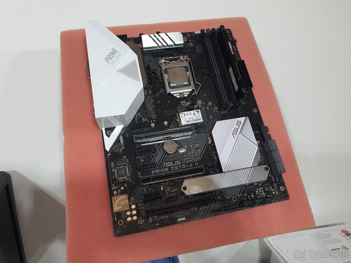 MBD Asus Z370-A II + Intel Core i5 9400F | RAM+SSD ZDARMA