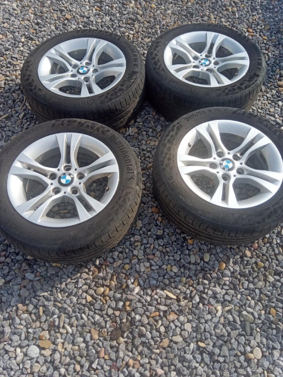 Predám kolesá 5x120 BMW 16" 205/55R16 Continental