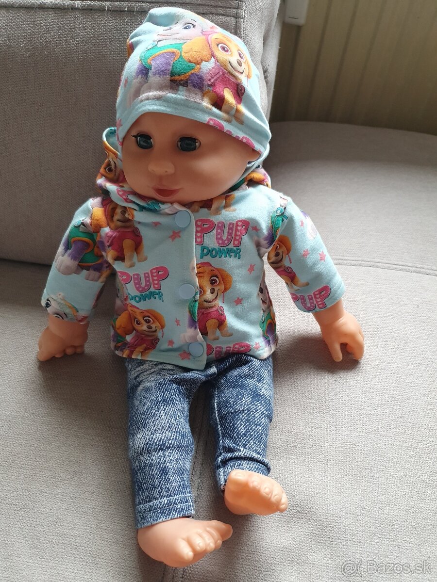 Predám bábiku-chlapčeka,smeje sa, rozpráva 43 cm