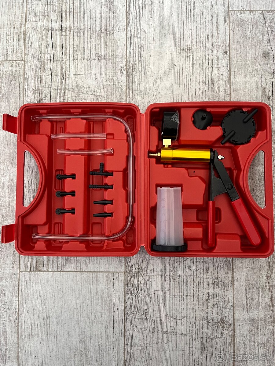 Odvzdušnovač bŕzd / Podtlaková pumpa s príslušenstvom