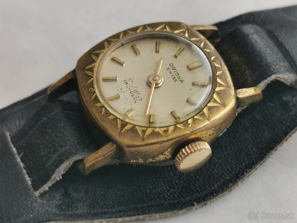 ORIOSA, swiss vintage hodinky, - funkčné