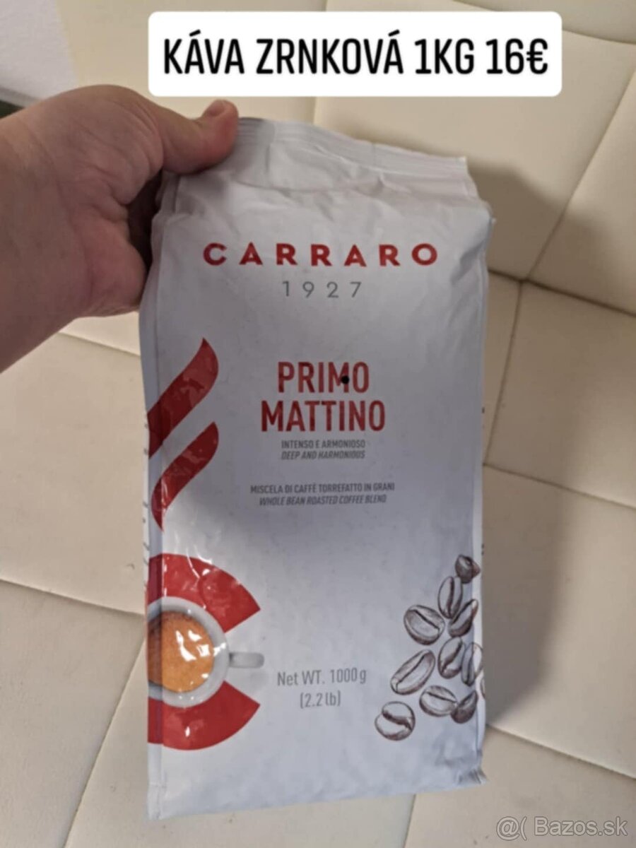 Carraro zrnkova kava