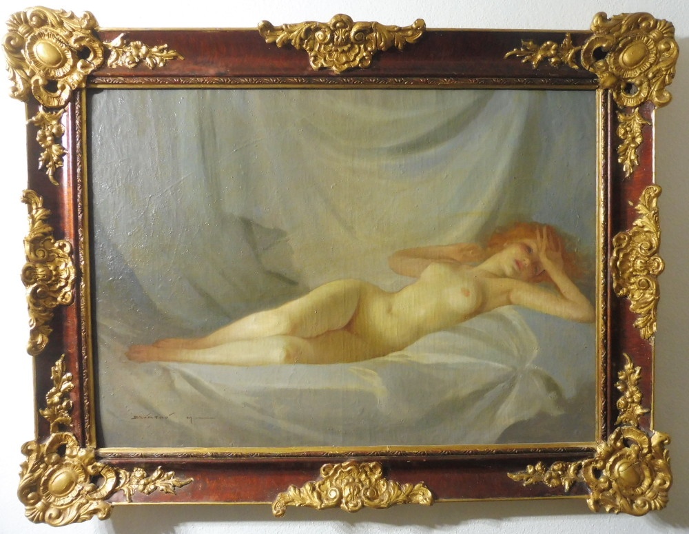 Maria Szantho (1897 - 1998) / Ležiaca