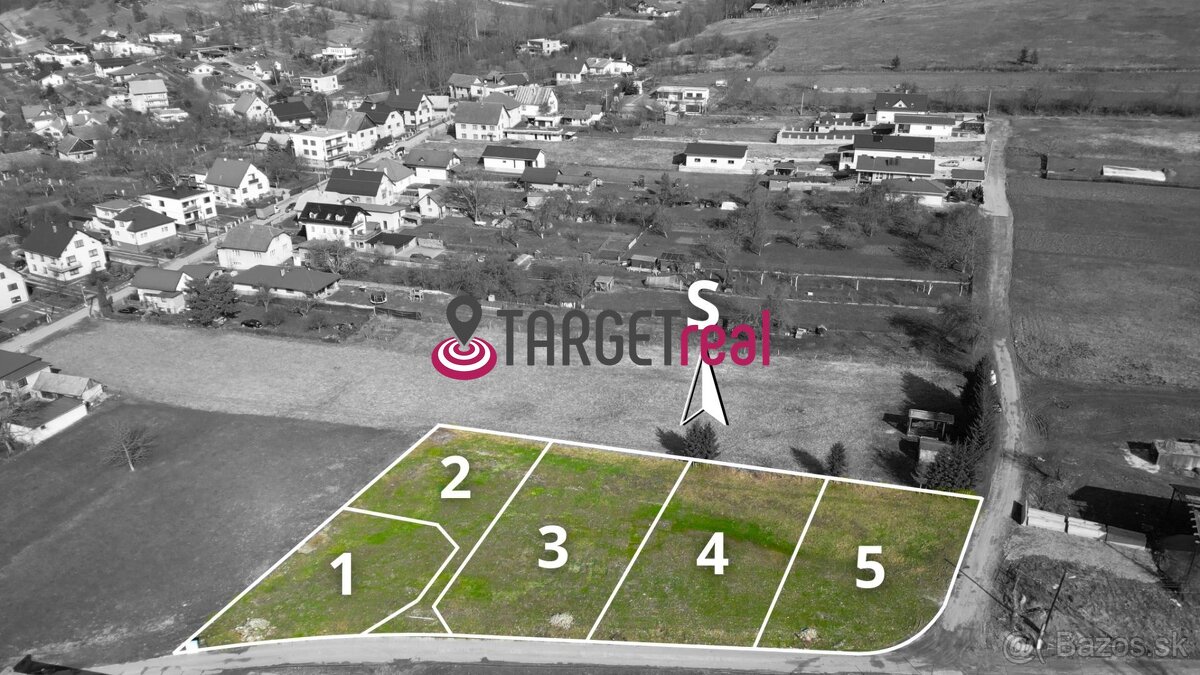 PRÁVOPLATNÉ STAVEBNÉ POVOLENIE (voľné 3 pozemky z 5) Ovčiars