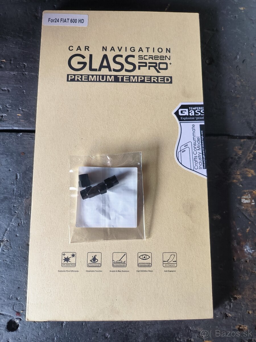 Fiat 600 - ochranné sklo interiérového displeja