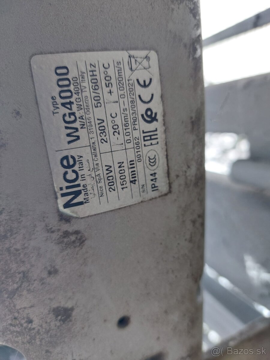 Predám sadu krídlového pohonu Nice Wingo