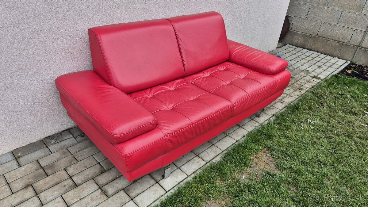 Kožená sedacia súprava