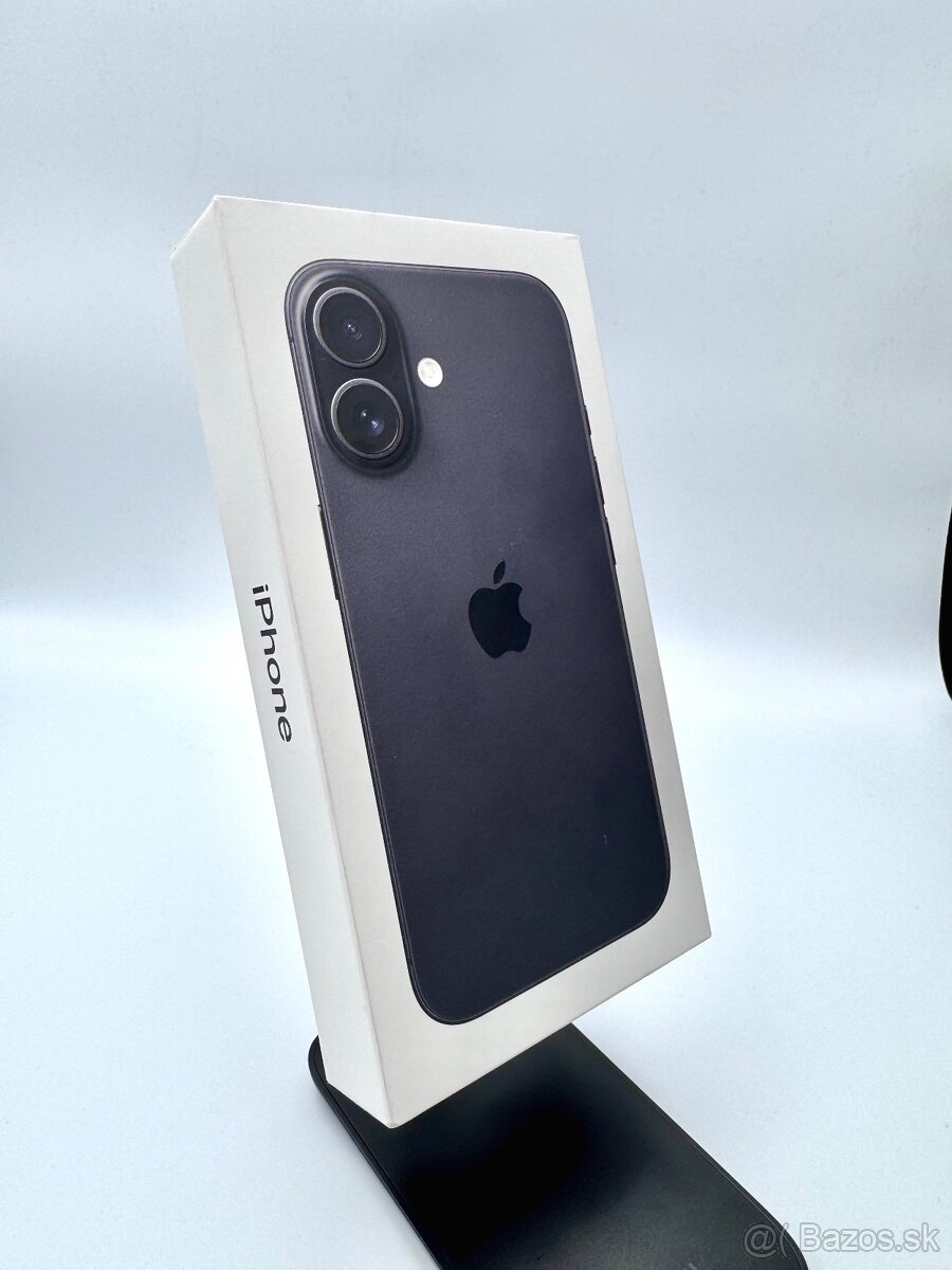 iPhone 16 128GB -Čierna / Záruka 24 mes.