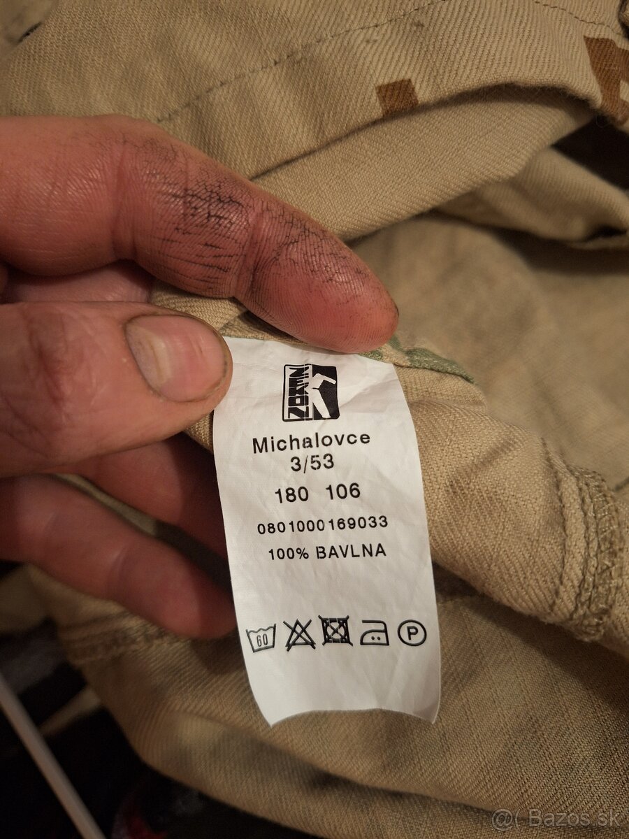 Maskace digitálne 2007 púšť bluza