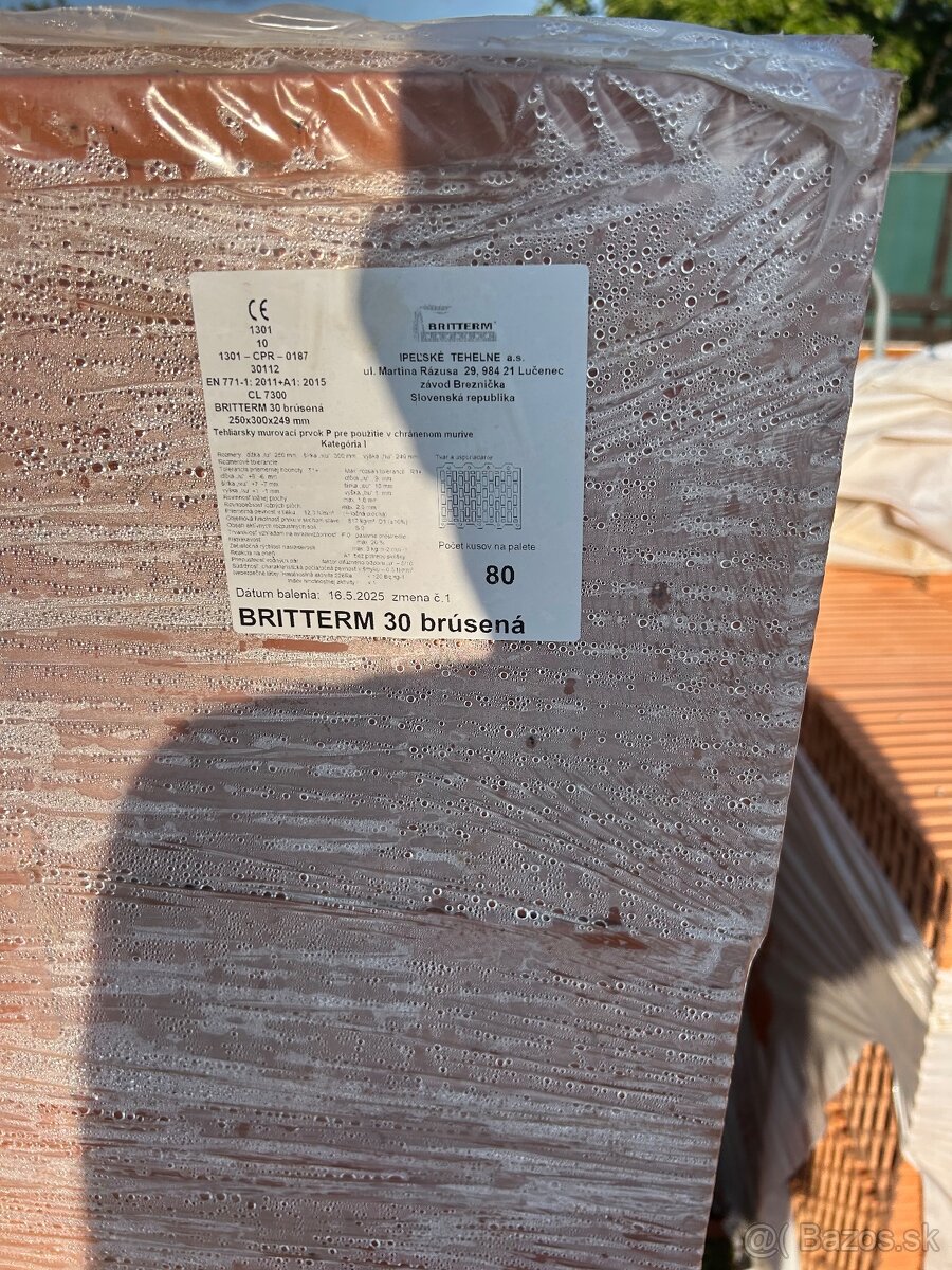 Britterm palena brusena tehla - zostatok