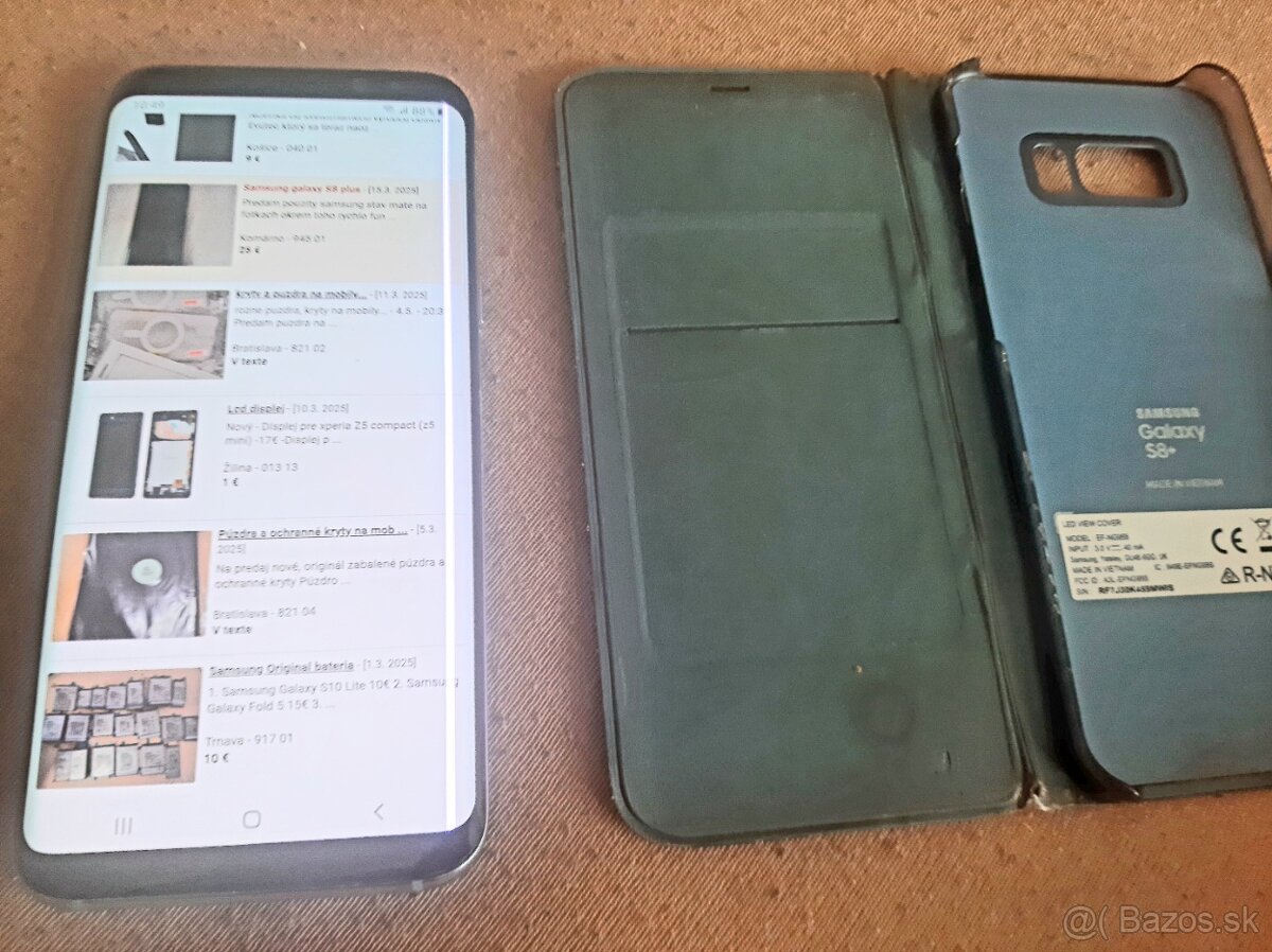 NEROZBITÝ Samsung S8 plus
