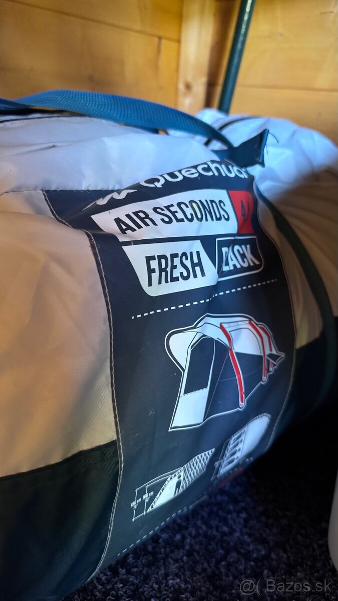 Predám stan Quechua Air Seconds 4.1 Fresh & Black